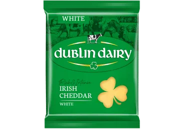 Siers Irish Cheddar DUBLIN DAIRY baltais 200g