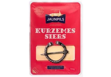 Kurzemes siers JAUNPILS šķēlītēs 150 G