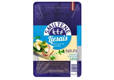 Siers Smiltene Liesais 16% šķēlēs 150g