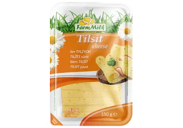 Siers TILSIT FARM MILK 45% šķēl. 150g