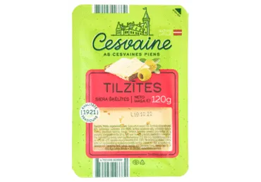 Siers Tilzītes Cesvaines šķēlītēs 120gr.