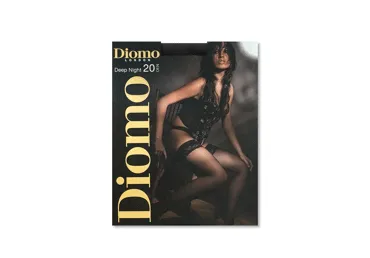 Siev.garās zeķes DIOMO DEEP NIGHT20nero4