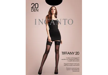 Siev.gar.zeķes INC.TIFFANY 20 NERO 1/2