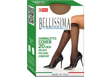 Sieviešu pusgarās zeķes BELLISSIMA COVER 20 visione 3p