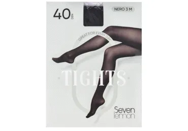 Sieviešu zeķbikses SEVEN LEMON melnas 40den 3