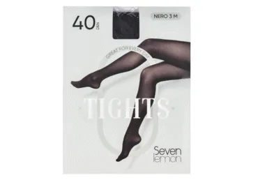 Sieviešu zeķbikses SEVEN LEMON melnas 40den 5