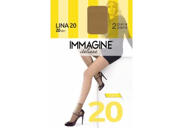 Sieviešu zeķes IMG LINA 20 VISONE 2pāri