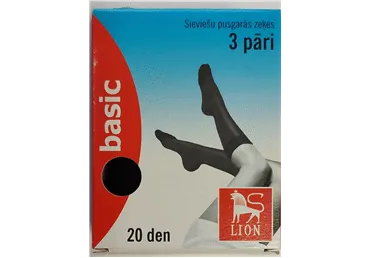 Siev.pusg.zeķes LION UNICA 5042BL 3p.UNI