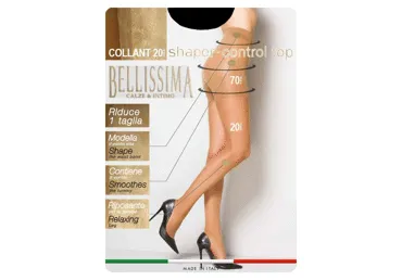 Siev.zeķb. BELLISSIMA CONT.TOP 20 nero 5