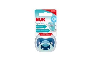 Silikona māneklis NUK Signature 6-18mēn.