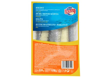 Siļķu fileja ar dūmu garšu eļļā WIDE OCEAN 220g