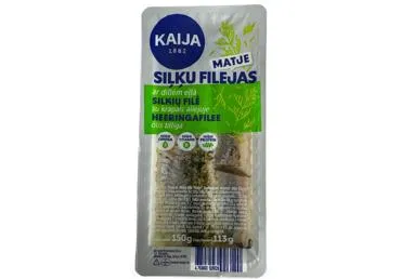 Siļķu filejas eļļā Matje Kaija ar dillēm 150g/113g