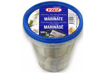 Siļķes gabaliņi marinēti 500g/345g