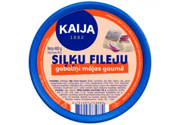 Siļķu filejas gabaliņi marinādē KAIJA Mājas gaumē 480g