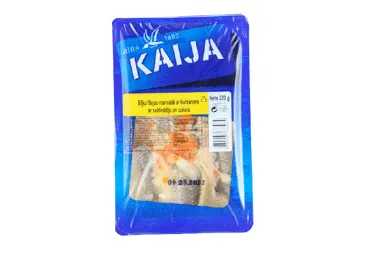 Siļķu filejas KAIJA marinētas ar burkāniem 220g