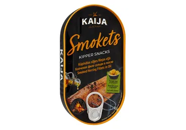 Siļķu filejas kūpinātas eļļā KAIJA EO 170g