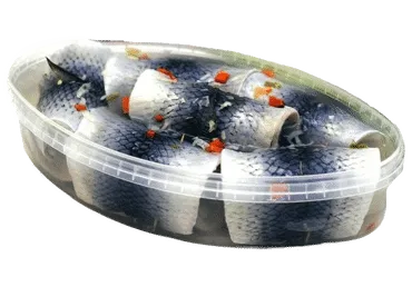 Siļķu filejas rolmopši ar dārzeņiem kg