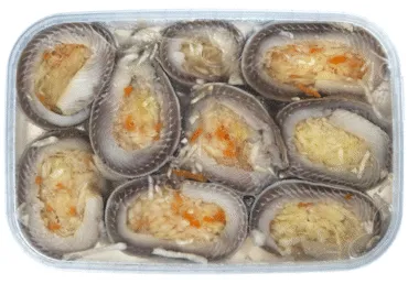 Siļķu filejas rullīši ar kāpostiem kg