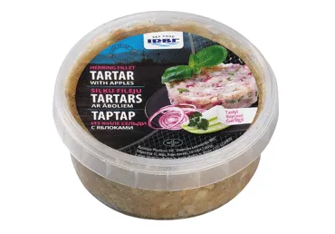 Siļķu filejas tartars ar āboliem SEA FOOD IRBE 180g
