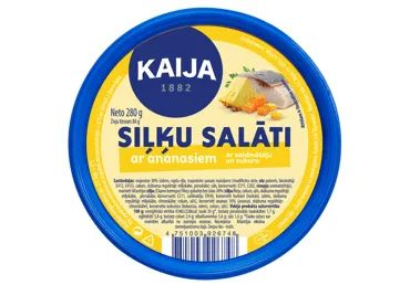 Siļķu filejas salāti Kaija ar ananasiem 280g
