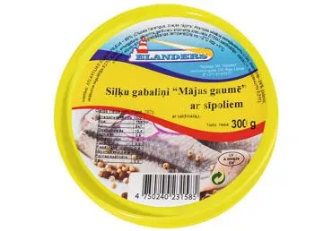 Siļķu gabaliņi ar sīpoliem mājas gaumē ELANDERS 300g