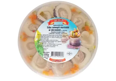 Siļķu rolmopši ar dārzeņiem AVIS-D 300g