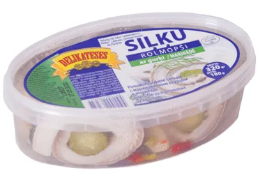 Siļķu rolmopši ar gurķiem DELIKATESES 320g