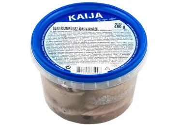 Siļķu rolmopši marinādē bez ādas 480/273g