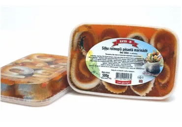 Siļķu rolmopši marinādē bez ādas 500g