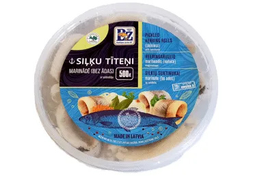 Siļķu tīteņi marinādē 500g