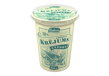 Skābais krējums EXPORTA 12% 360g