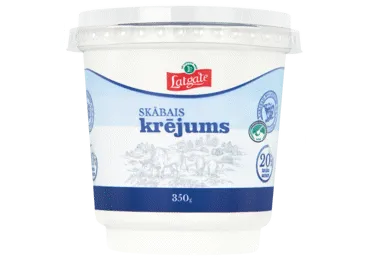 Skābais krējums LATGALE, 20%, 350g