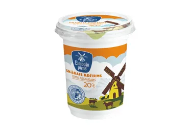Skābais krējums 20% 300g, Limbažu Piens