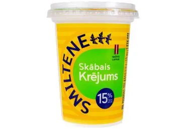 Smiltene Skābais krējums 20% 400g
