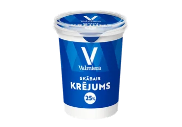 Skābais krējums Valmiera 25% 450g