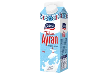 Baltais Skābpiena dzēriens Ayran, klasiskais 500ml