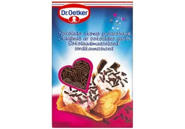 Skaidiņas Dr.Oetker ar šokolādes garšu 80g
