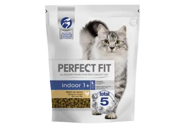 Barība kaķiem Perfect Fit Indoor multi ar vistas gaļu 1.4kg