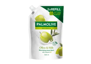 Šķidās ziepes PALMOLIVE OLIVE MILK rezerve 500ml
