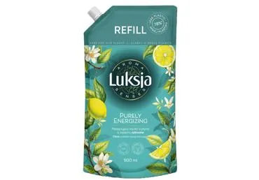 Šķidrās ziepes LUKSJA Energizing rezerve 900ml