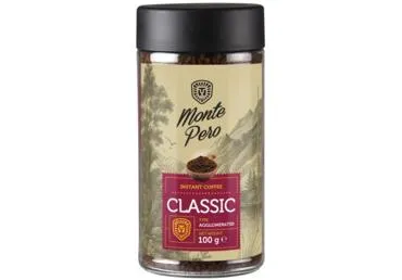 Šķīstošā kafija MONTE PERO Classic 100g