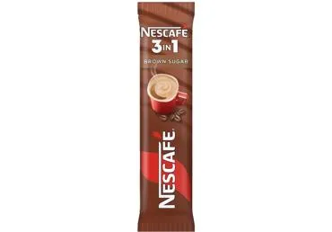 Šķīstošās kafijas dzēriens 3in1 NESCAFE Brown sugar 16.5g