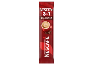 Šķīstošās kafijas dzēriens 3in1 NESCAFE Classic 16.5g