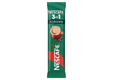 Šķīstošās kafijas dzēriens 3in1 NESCAFE Strong 16g