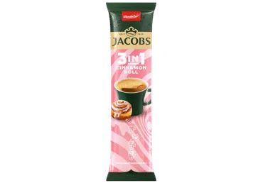 Kafijas dzēr. Jacobs 3in1 Cinamon Roll 11,2g