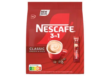 Šķīstošās kafijas dzēriens NESCAFE 3in1 Classic 10x15,5g