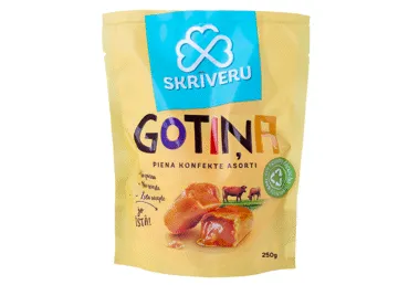 Konfekte piena Skrīveru gotiņa assorti 250g