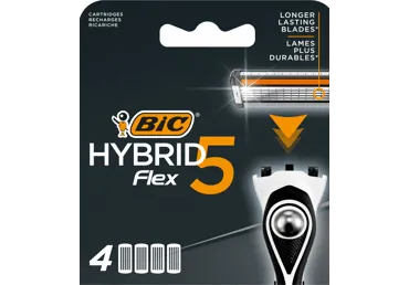 Skūšanās kasetes BIC Hybrid Flex5 vīriešu  4gab.