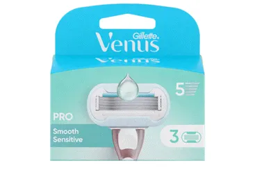Skūšanās kasetes GILLETTE VENUS Sensitive 3gb.
