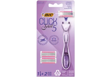 Skūš.aparāts BIC Soleil Click 5 +2kas.